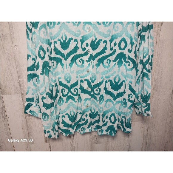 Soft Surroundings Catrina Textured Big Shirt Size XL - Picture 2 of 6